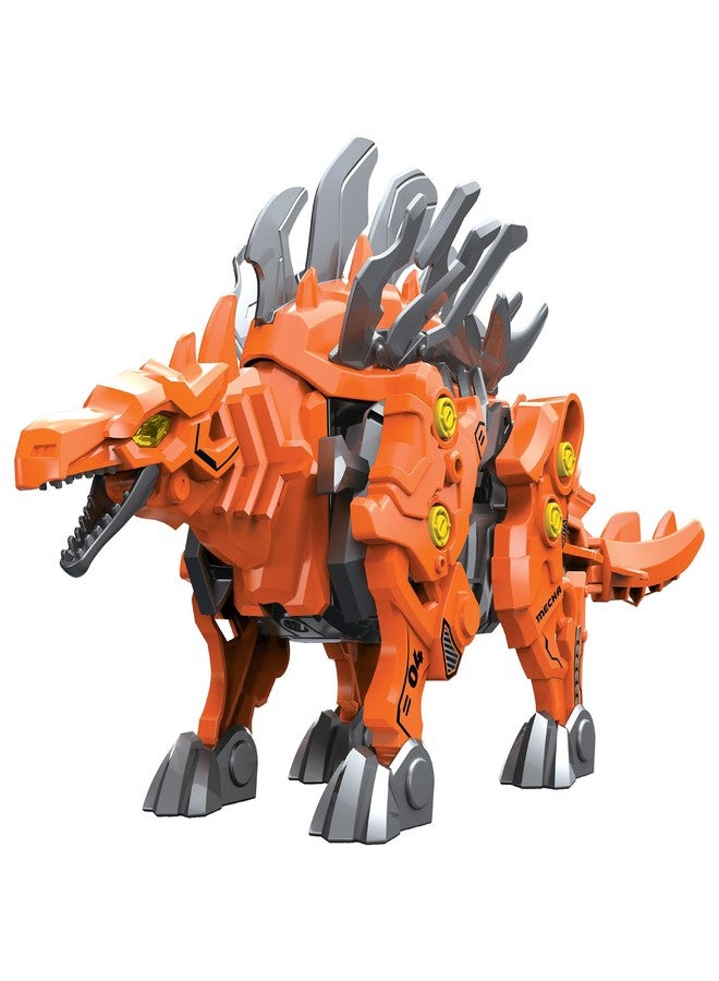 ThinkerPlace مجموعة بناء ديناصور ستيجوسورس للتحكم عن بعد من ThinkerPlace | ديناصور يعمل بالتحكم عن بعد | تعلم العلوم والتكنولوجيا والهندسة والرياضيات: تعرف على التكنولوجيا اللاسلكية | لعبة تعليمية للأطفال من عمر 6 سنوات فما فوق - Image 1