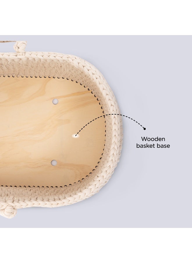 TEKNUM Moses Rope Basket - Ivory - Image 4