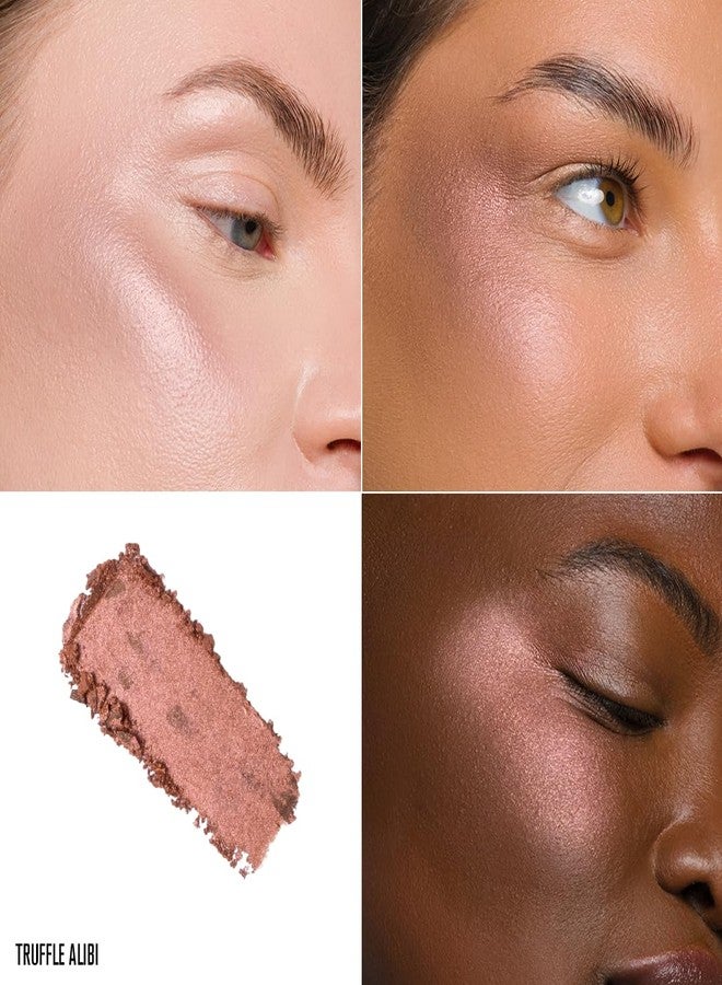 Jeffree Star Cosmetics Skin Frost Blush Highlighter, 0.56 oz, 2-in-1 Shimmer Powder (Truffle Alibi) - Image 3