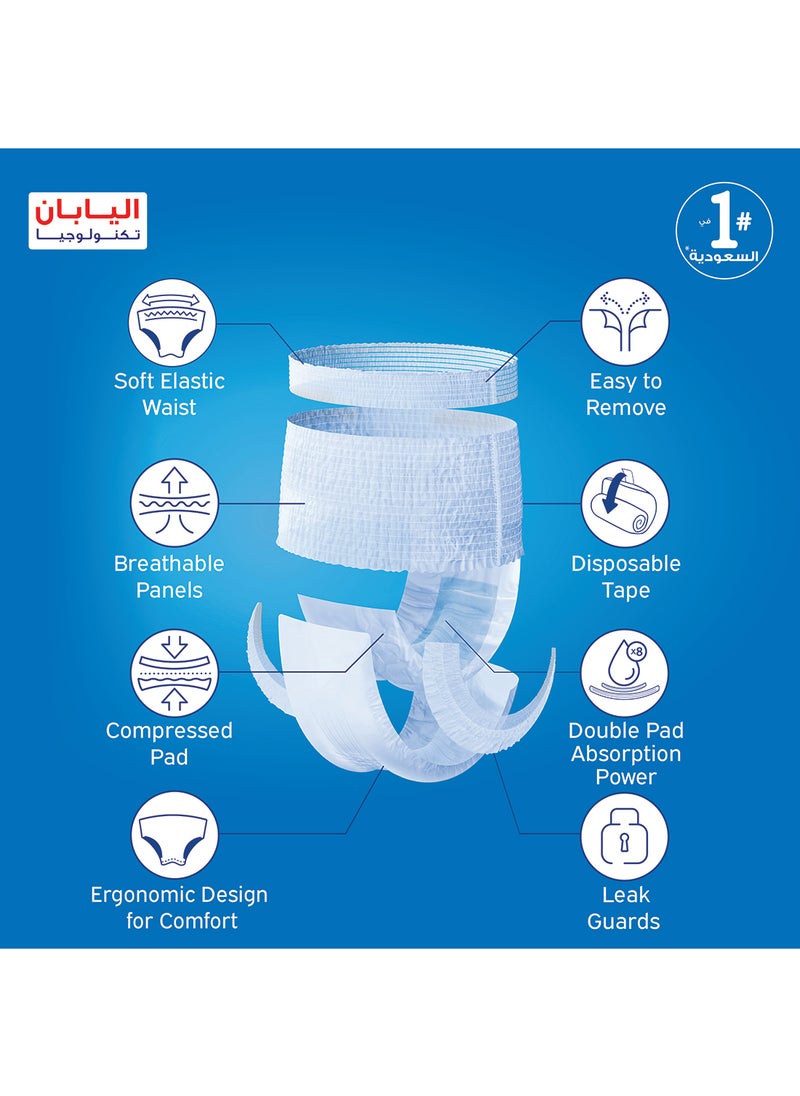 Lifree Slim Culotte Adult Diaper Pants Xl Size Mega Pack 28 Pieces  - Image 5