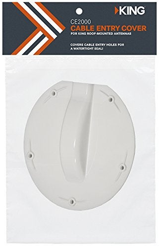 KING CE2000 Cable Entry Cover for Roof Cable Management, White - Image 5