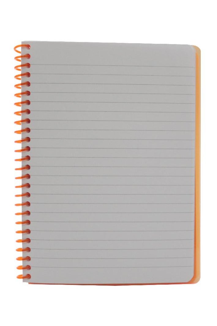 روكو دفتر نيون A5 | 80 ورقة | مسطر فردي  | برتقالي - Image 2
