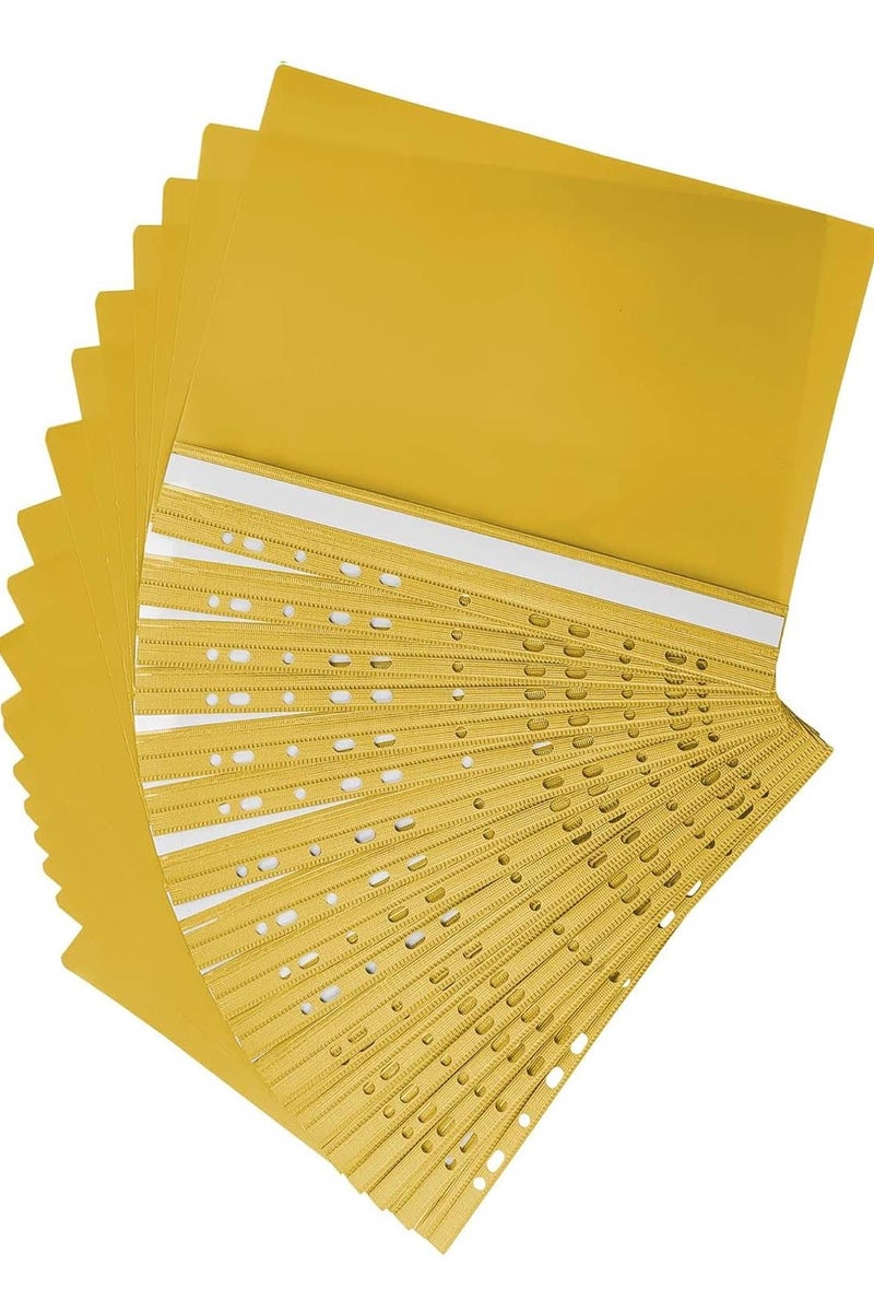 بريما مجلد مشروع A4 (12 قطعة)، ملفات تقارير بلاستيكية ثنائية الشق، مجلدات ملفات مستندات مشروع تقرير A4، مجلد مشروع عرض تقديمي للمكتب