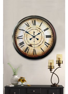 Platin Saat Platinum Clock 52 cm Black Metal Antique Wall Clock  - Image 2
