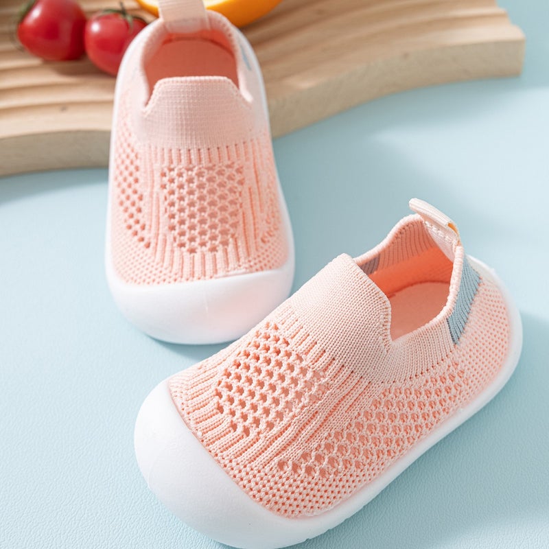 Baby Toddler Shoes Soft Sole Fly-Woven Non-Slip Breathable Socks Indoor And Outdoor Baby Floor Mesh Shoes - Image 5