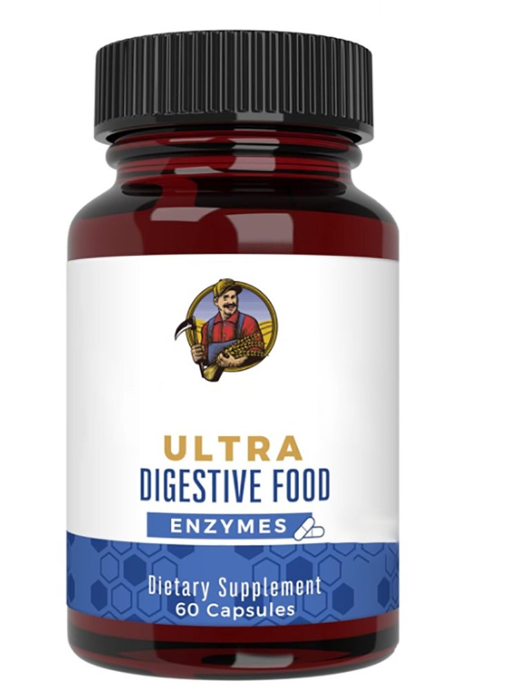BIYODE Ultra Digestive Enzymes Capsules | Up to 2 Month Supply | Supplement for Gut Health Support | Digestion & Immune Support with Amylase | Lipase & Lactase | Vegan | 60 Count  - Image 1