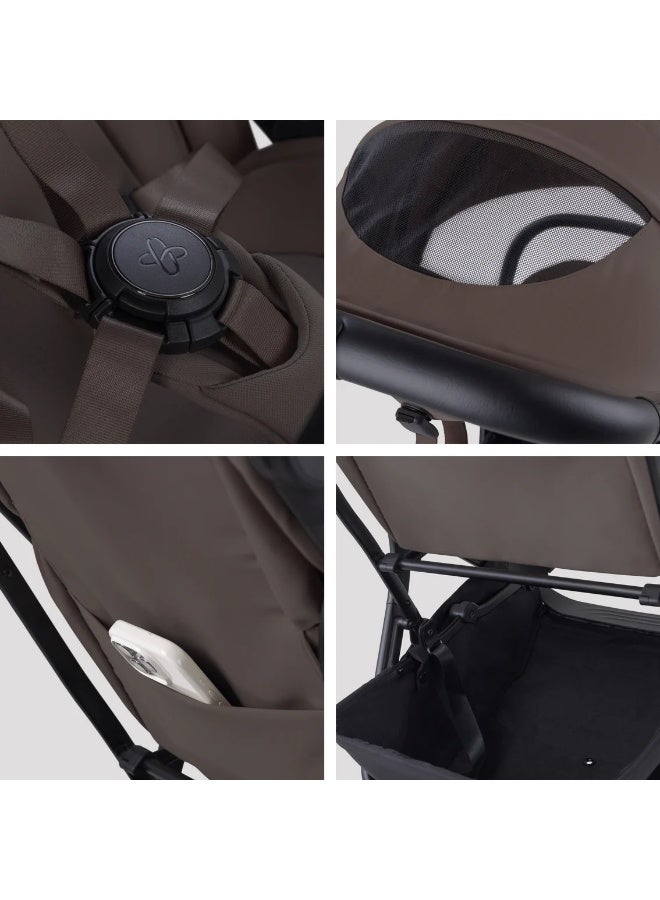 Silver cross Nia Chocolate Stroller - Image 5