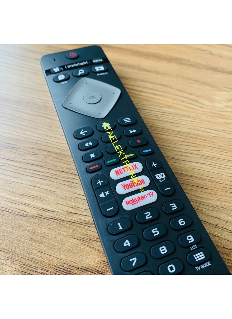 Ata Elektronik - Philips Philips Ambilight 43PUS7304 50PUS7304 55PUS7304 58PUS7304 70PUS7304 LED TV Remote Netflix Rakuten - Image 1