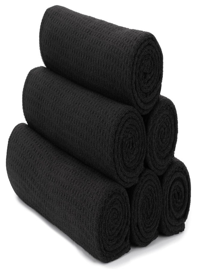 S&T INC. Microfiber Gym Towels, Yoga Towel for Home and Gym Bag, 16 Inch x 27 Inch, 6 Pack - Image 1