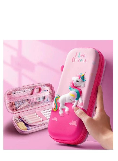 Pencil Case for Boys Girls 3D Decompression Pen Large Aesthetic Pencilcase with Compartments Big Capacity Pouch Cute Bag Office Box Organizer Secondary School