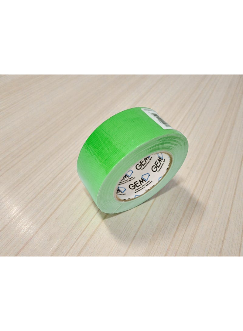 جم شريط جيم فلوري أخضر 50 مم × 25 م – شريط تحديد عالي الوضوح، لاصق قوي، موديل 702F-50F أخضر - Image 5