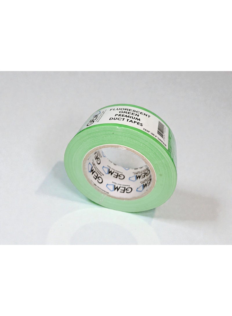 جم شريط جيم فلوري أخضر 50 مم × 25 م – شريط تحديد عالي الوضوح، لاصق قوي، موديل 702F-50F أخضر - Image 4