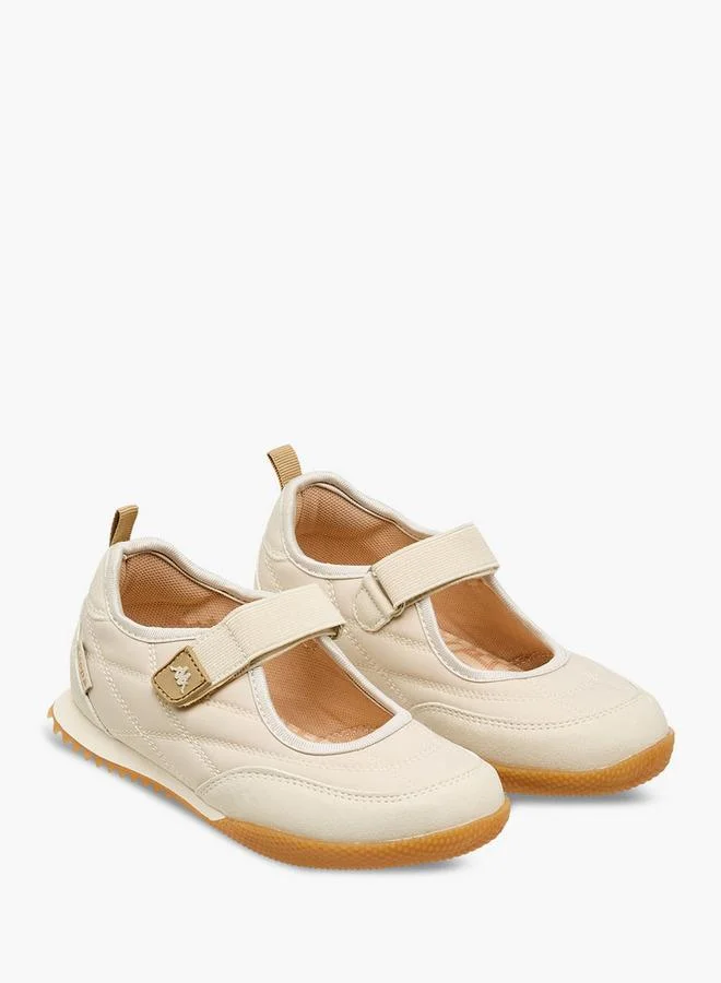 كابا Girls Hook & Loop Closure Mary Jane Sports Shoes