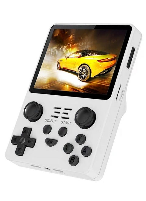RGB20S Handheld Game Console with Retro Open Source System, Preloaded 15000+ Games, RK3326 3.5-Inch 4:3 IPS Screen for Children's Gifts (White)