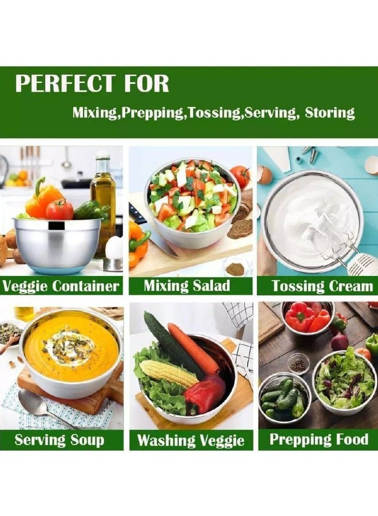 طقم بوله وعجان جامبو 5قطع طقم تلاجه 5قطع استانليس مستورد - Image 4