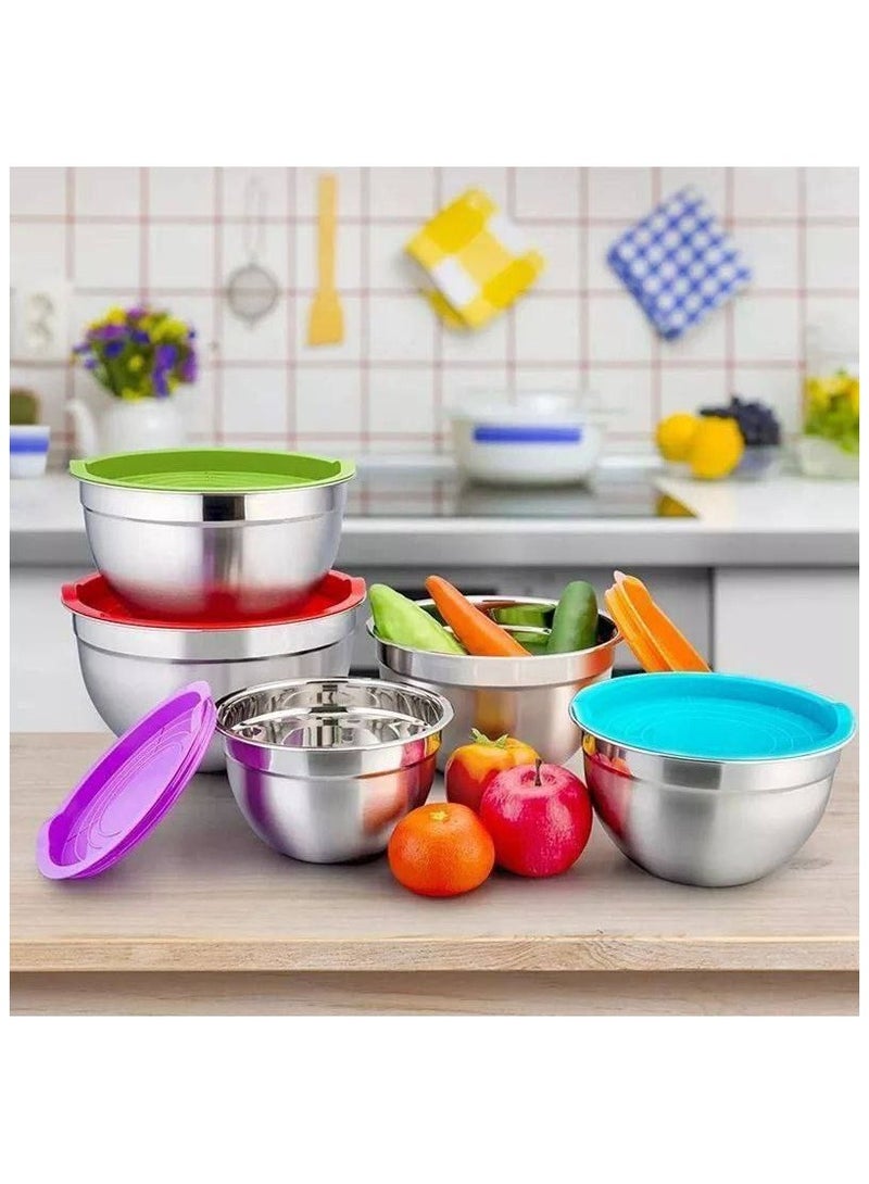 طقم بوله وعجان جامبو 5قطع طقم تلاجه 5قطع استانليس مستورد - Image 2