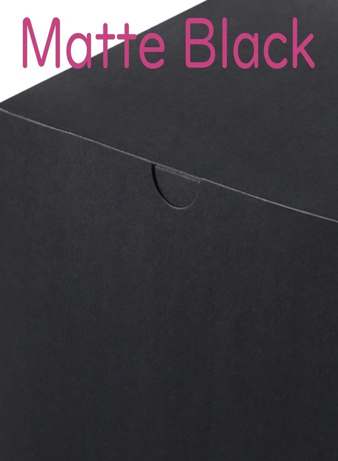 JINMING 10 Gift Boxes 6x6x4 Inches, Matte Black Gift Boxes Bulks for Mother's Day, Father's Day, Party, Birthday, Groomsman Proposal Boxes for Light Gifts - Image 3