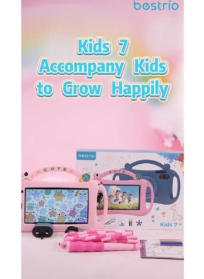 BESTRIO Kids 7” 5G Tablet for Children – 7 Inch Display, Android 13, Octa Core Processor, 8GB RAM, 512GB ROM, Dual Camera, 5G Connectivity, Parental Controls, Free Gifts Included - Image 4