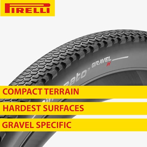 Pirelli Cinturato Gravel H Classic 340-622 (700 x 40c) Gravel Bike Tire (Classic Tan) Designed for Compact Terrain - SpeedGRIP Compound for Superior Grip in All Weather (1 Tire) - Image 5