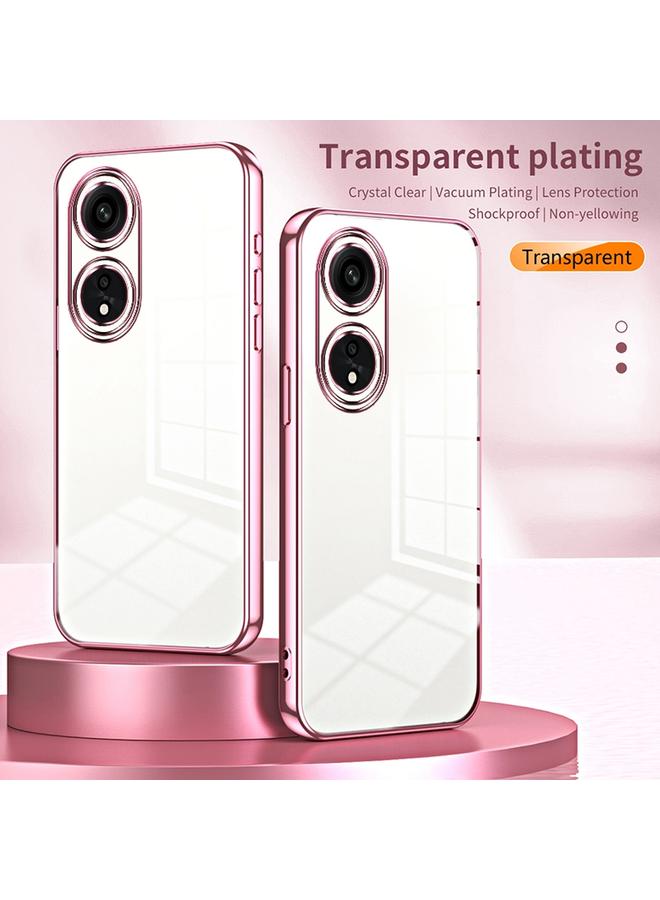 اس-توب جراب لهاتف OPPO A1 Pro، جراب شفاف بفتحة دقيقة - Image 2