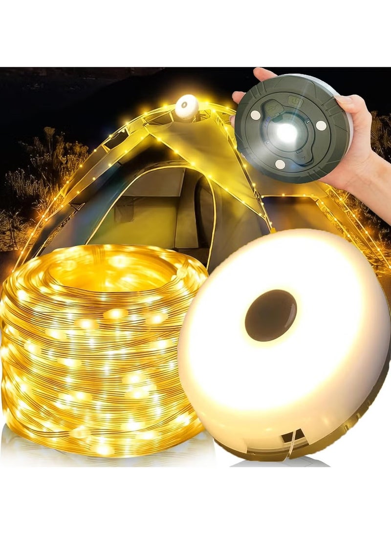 Camping fairy lights