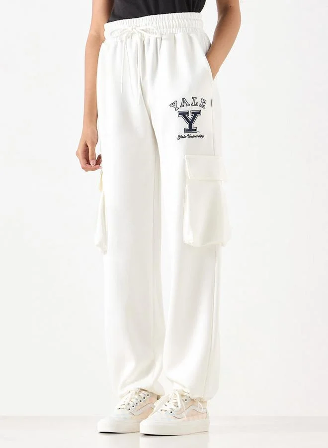 اس بي كاركترز بنطلون رياضي كارجو مطرز برباط إغلاق