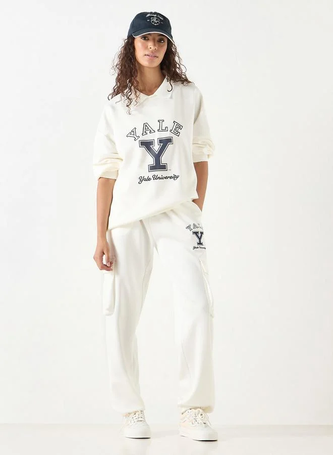 اس بي كاركترز بنطلون رياضي كارجو مطرز برباط إغلاق