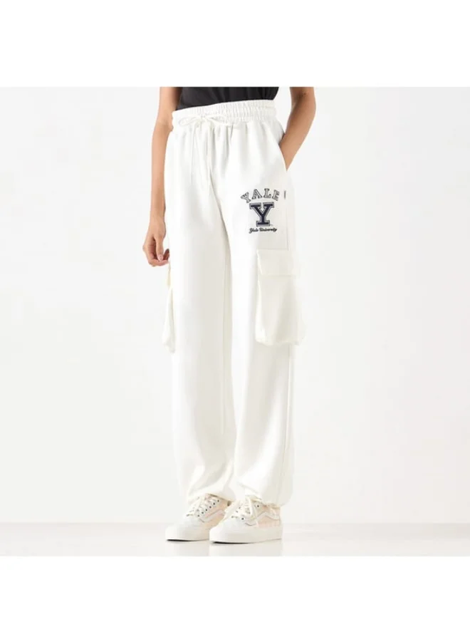 SP Characters Yale University Embroidered Cargo Joggers with Drawstring Closure