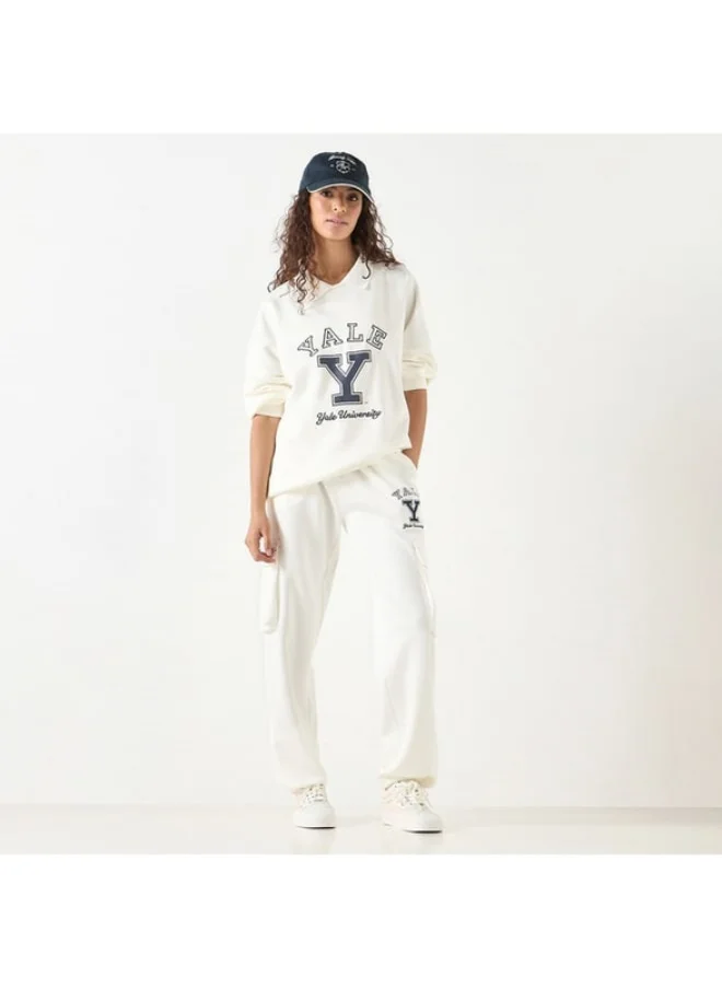 SP Characters Yale University Embroidered Cargo Joggers with Drawstring Closure