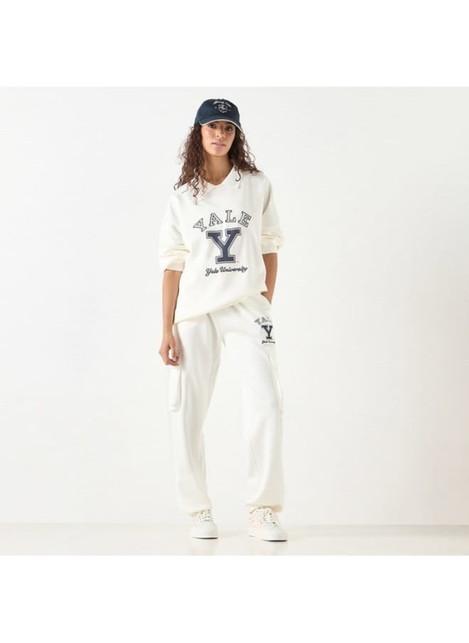 SP Characters Yale University Embroidered Cargo Joggers with Drawstring Closure  - Image 2