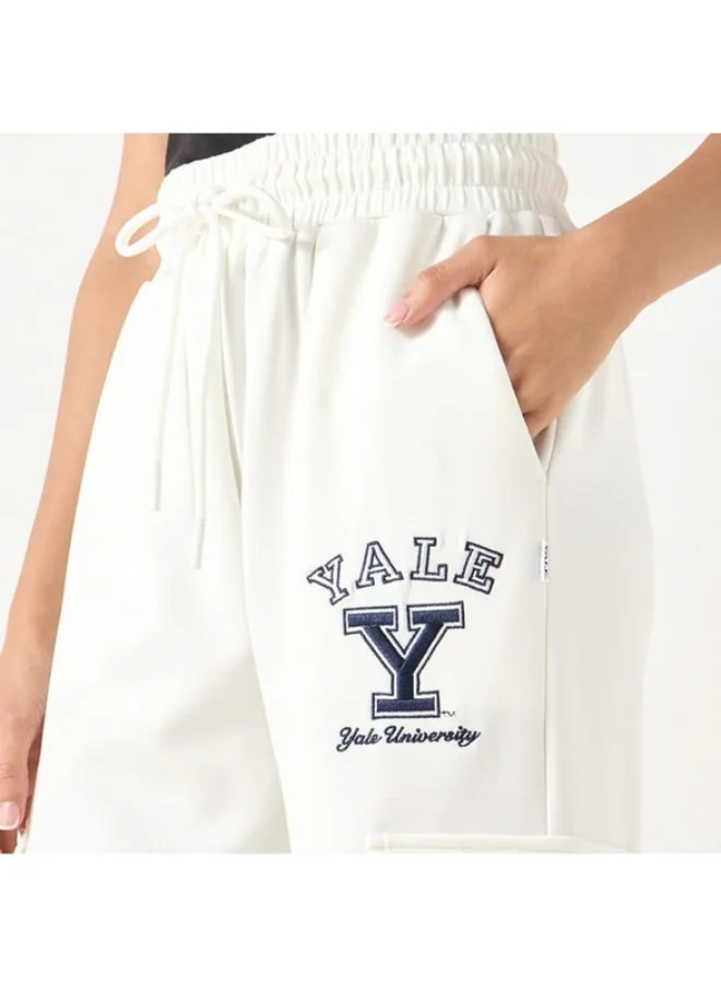 SP Characters Yale University Embroidered Cargo Joggers with Drawstring Closure