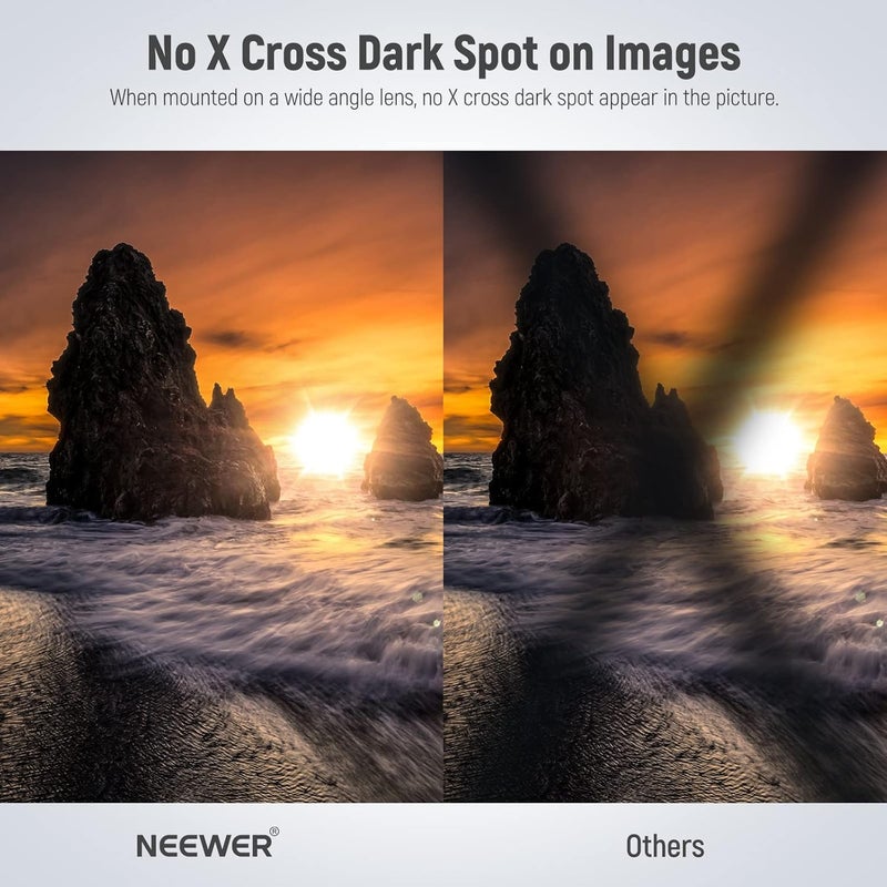 Neewer Neewer 72mm Variable ND Filter ND2 to ND32 Adjustable Neutral Density Camera Lens Filter with HD Optical Glass Nano Coating and Slim Frame - Image 2