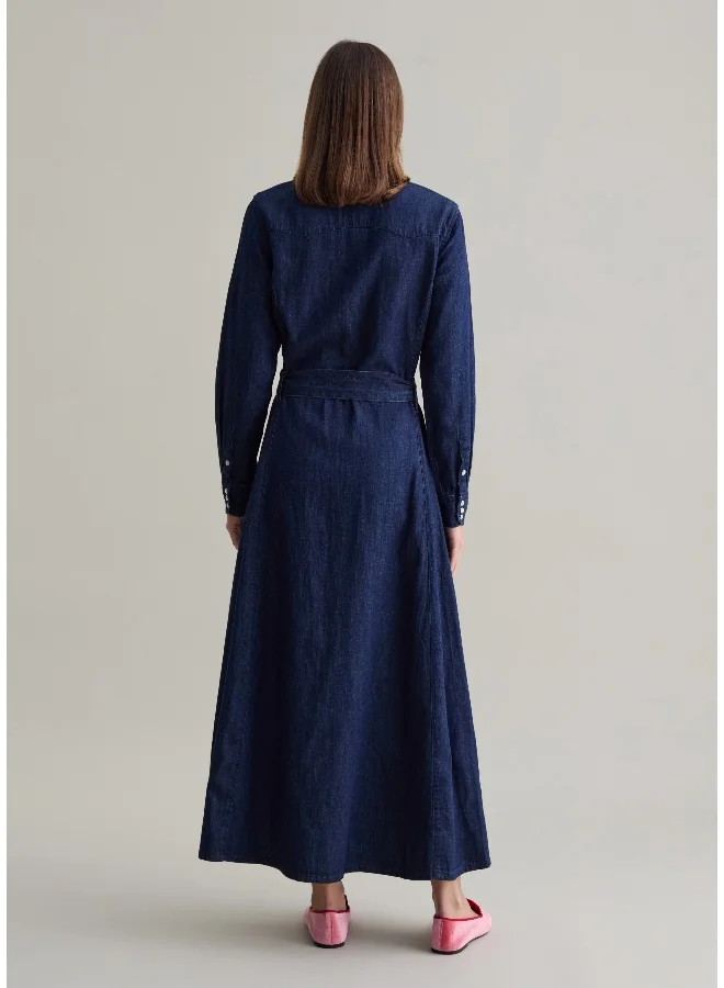 Ovs Denim Belted Shirtdress