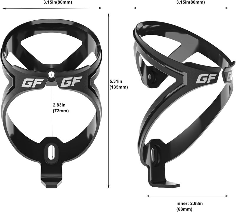 GEMFUL Cycling Water Bottle and Cage Combo - 24oz BPA-Free Squeeze Bottle with Lightweight Holder for Road, Mountain & Gravel Bikes - Image 2