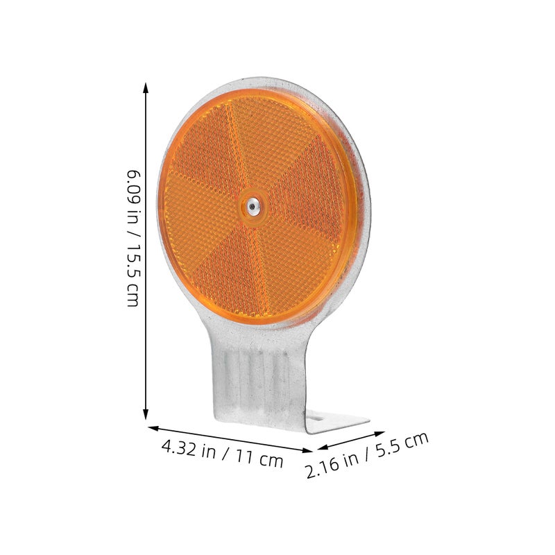 4 pcs Reflective Road Markers For Driveway Safety Heavy Duty Reflectors For Highway And Driveways - Image 3