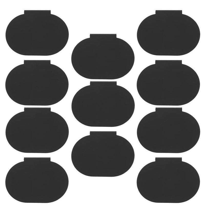 Erasable Chalkboard Label Clips 12 Pack Pantry Organization Storage Bins Retail Shelves - Image 2