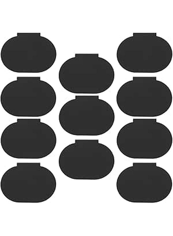 Erasable Chalkboard Label Clips 12 Pack Pantry Organization Storage Bins Retail Shelves - Image 1