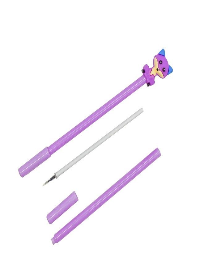 Lopenle 28PCS Smart Fox Pens Novelty Animal Gel Pen Cute Animal Topper Pens Black Ink For School Home Office Stationery Store… - Image 5