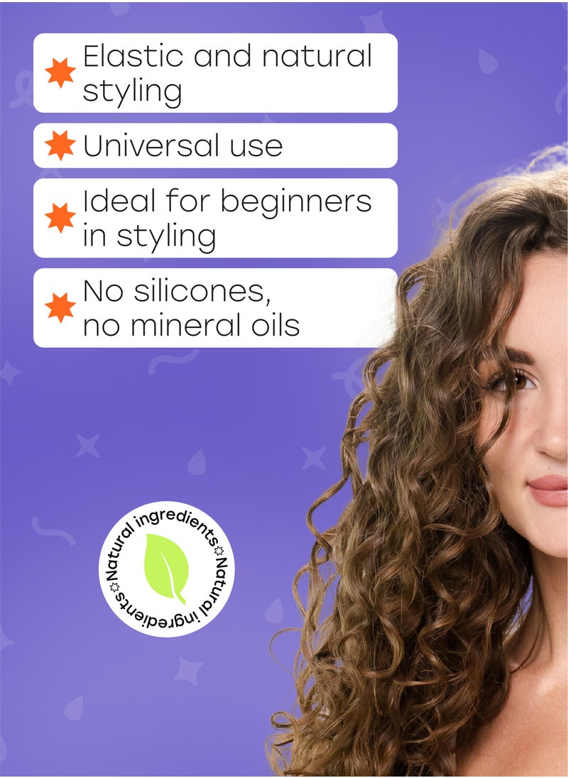 CURL ROCK AND ROLL Curl Rock and Roll Hair Styling Gel - Moisturizes and Nourishes - Paraben-Free & Sulfate-Free - Light Hold, 300 ml  - Image 4