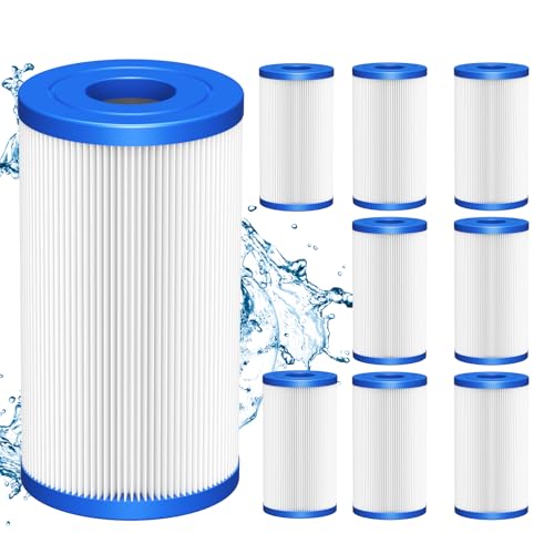 Caehomly 8 PACK 20 Micron 5" x 2.5" Water Filter Replacement Cartridge Compatible with Most Cold Plunge System, Ice Bath, Ice Pod, Water Chiller, Under-Sink Filters - Image 1