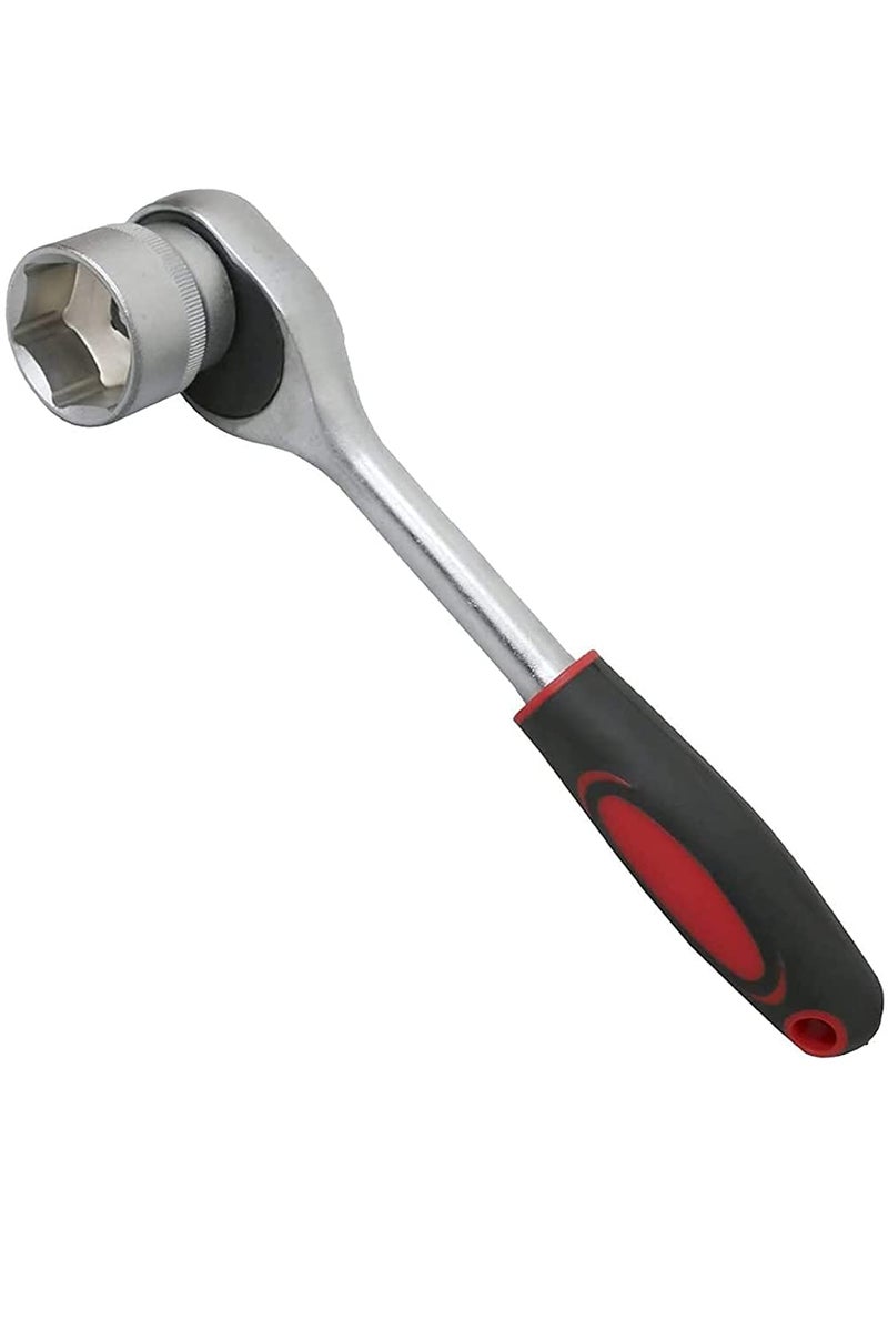 Inditrust طقم أدوات 12 في 1 مجموعة مفاتيح صمولة 1/2 كروم فاندوم تركيبة مفاتيح صمولة مع مفتاح ربط مجموعة أدوات إصلاح السيارات - نهاية مربعة ثابتة ونهاية سداسية - Image 2