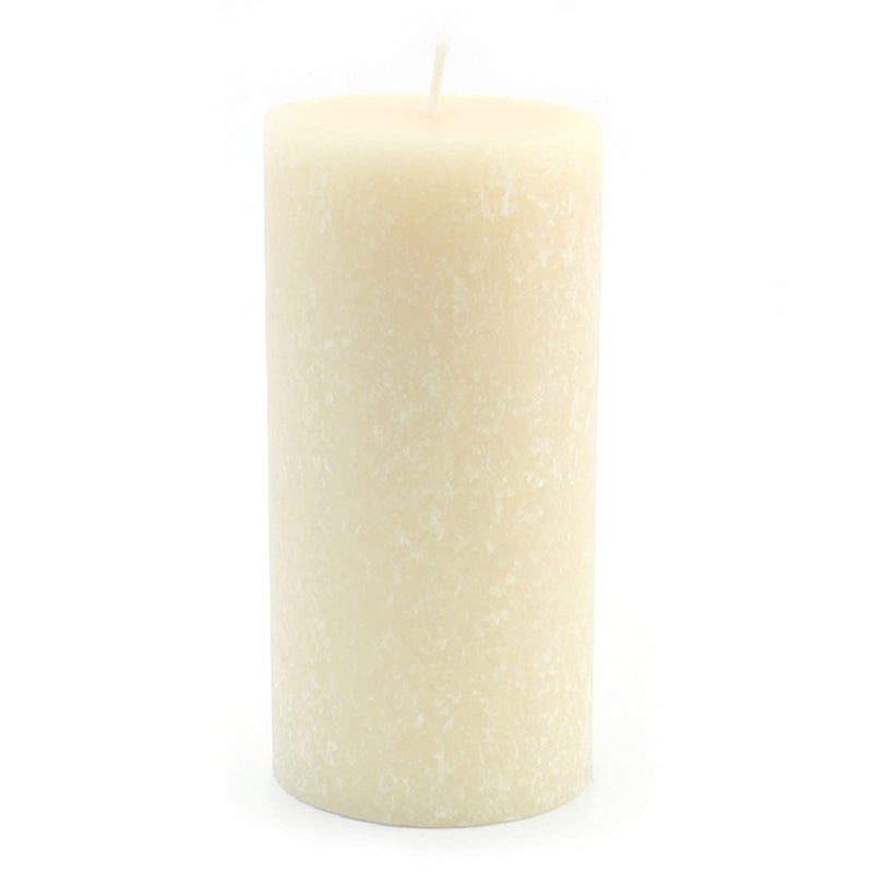 Root Candles Unscented Timberline Pillar Candle  3 x 6Inches Buttercream - Image 1