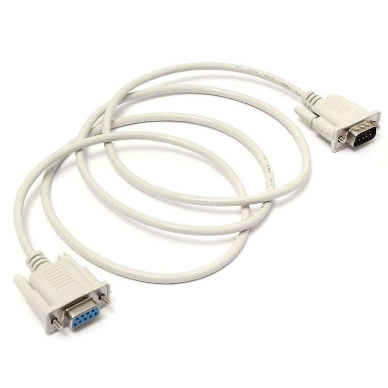 CARE CASE 9 PIN Male To 9 pin Female Serial DB9 RS232 MALE TO FEMALE Converter Extension Cable DATA CABLE.(1.5m),White - Image 5
