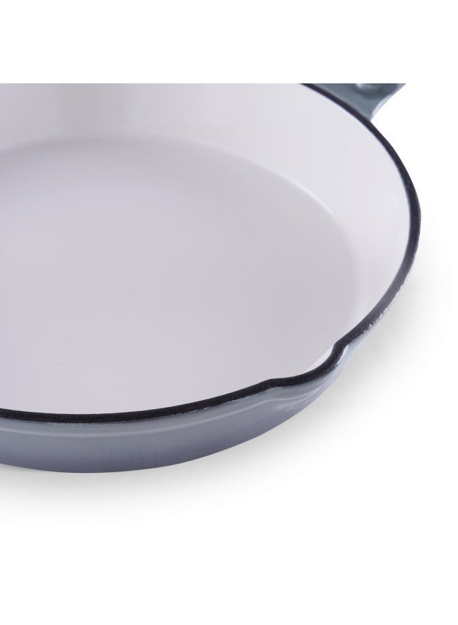 Pan Home مقلاة من الحديد الزهر المطلي بالمينا من جلازورا 35X20X4 سم - رمادي متدرج - Image 5