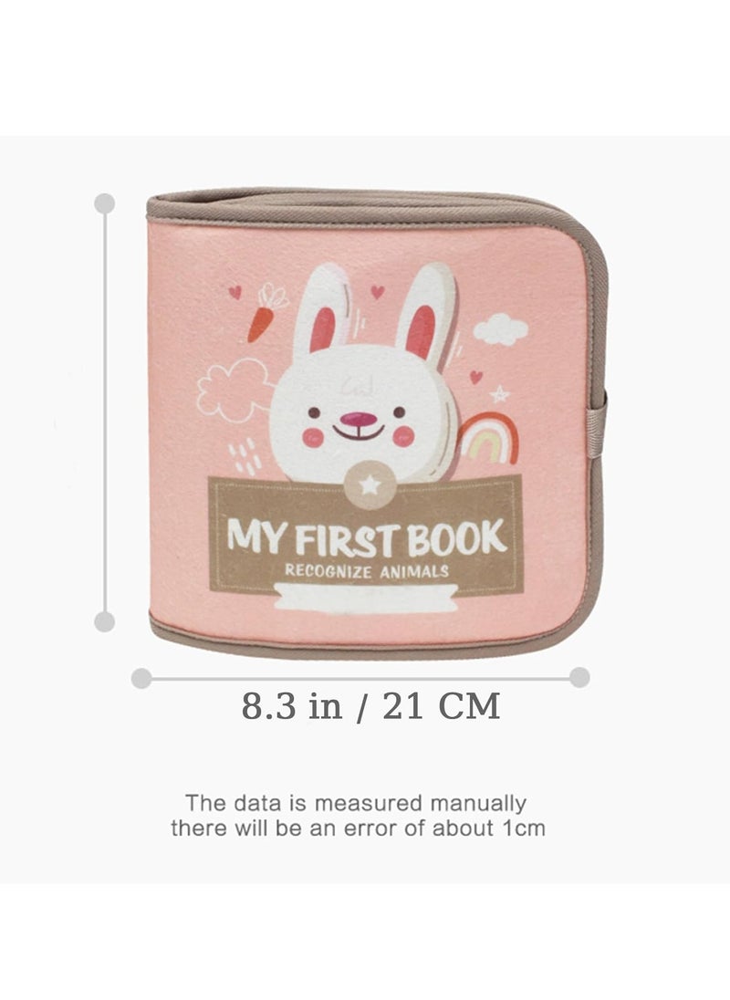 KASTWAVE - Busy Book for Toddlers, Soft Cloth Books, Baby Books, Quiet Book Montessori Toy, Early Learning Developmental Plush Soft Activity Book, Interactive Books for Toddlers Infants, Sensory Busy Books - Image 1