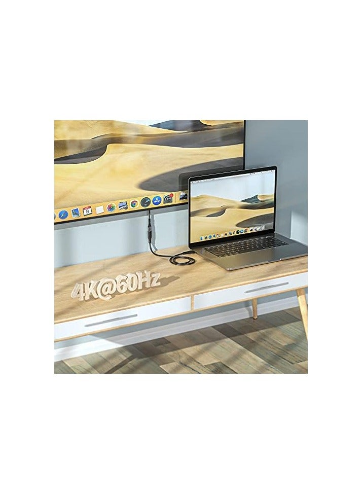 فاسجير كابل تمديد USB C: سلك تمديد USB C 3.1 نوع C ذكر إلى أنثى بسرعة 10 جيجابت في الثانية مخرج فيديو 4K متوافق مع Thunderbolt 3 |Mac-Book Pro |USB-C Hub |PS VR2 (عبوتان، 1.5 متر، أسود) - Image 2