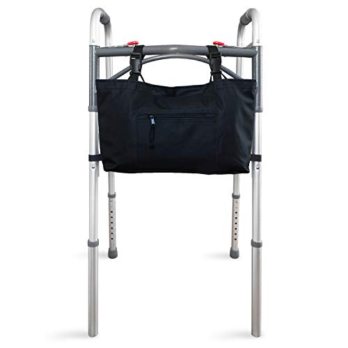 RMS Water Resistant Tote Bag for Walker, Rollator or Scooter (Black) - Image 1