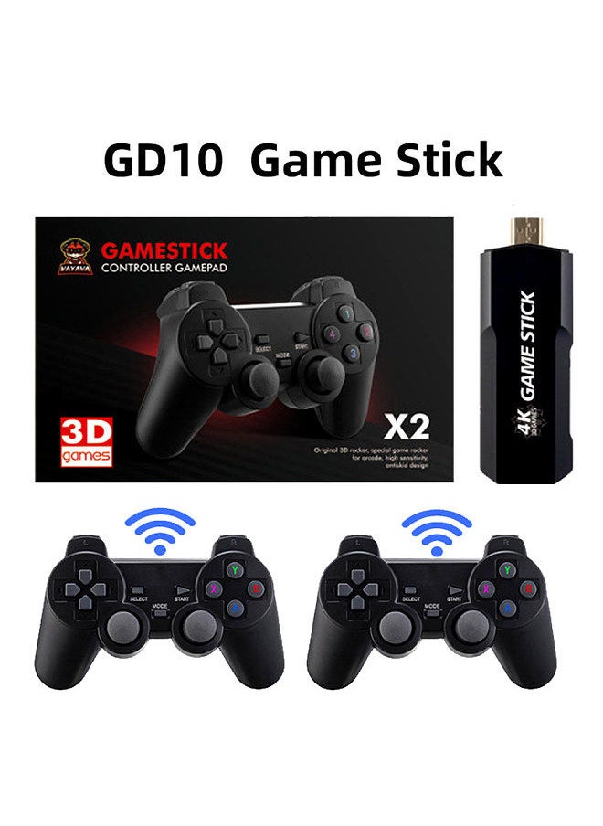 GD10 Game Stick Built-in 30000 Games 64GB 2.4G Wireless Controller HD Retro Video Game Console 4k HD Video Game Console
