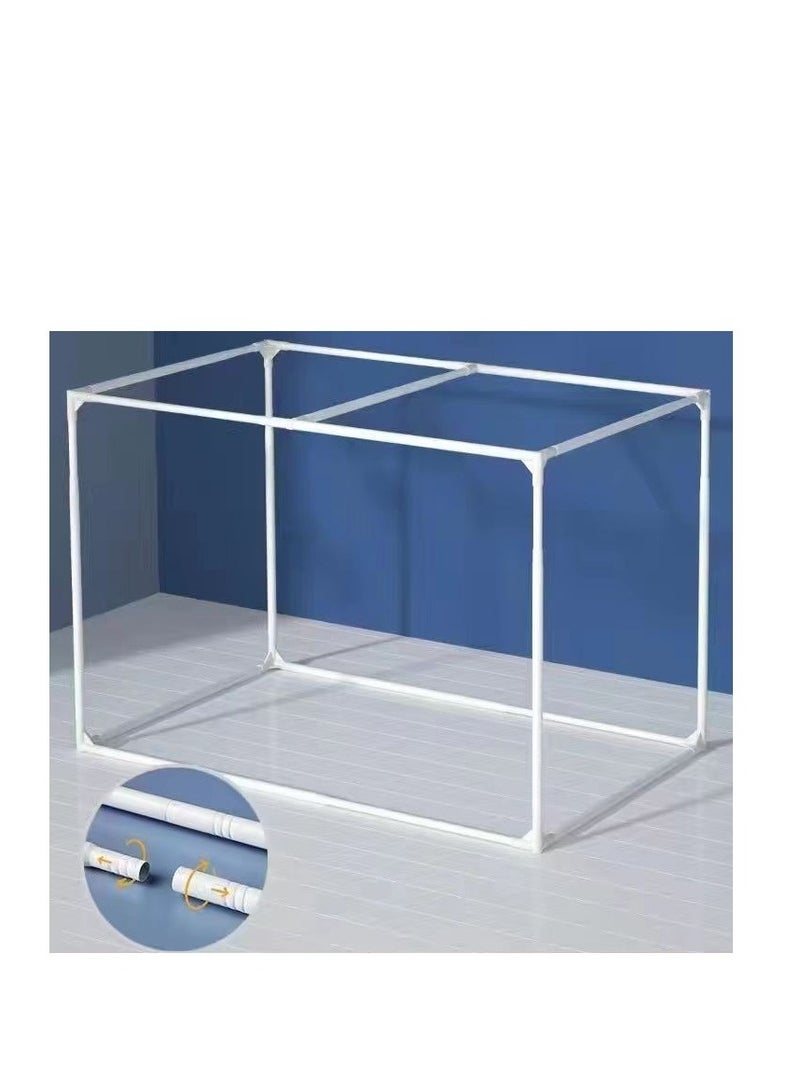 Bluejw Baking Paint Bracket Student Shading Bed Curtain Mosquito Net Rod High Load-bearing Thickened Dormitory Upper And Lower Balls Universal Rack Art - Image 3