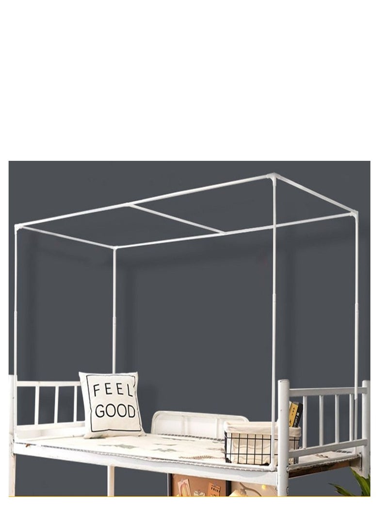 Bluejw Baking Paint Bracket Student Shading Bed Curtain Mosquito Net Rod High Load-bearing Thickened Dormitory Upper And Lower Balls Universal Rack Art - Image 2